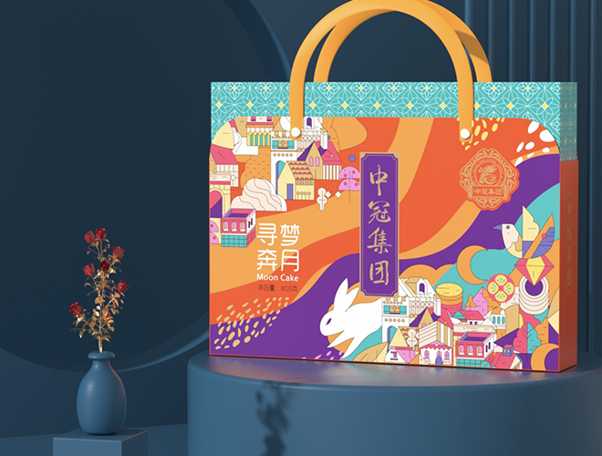 成都中冠集团月饼包装