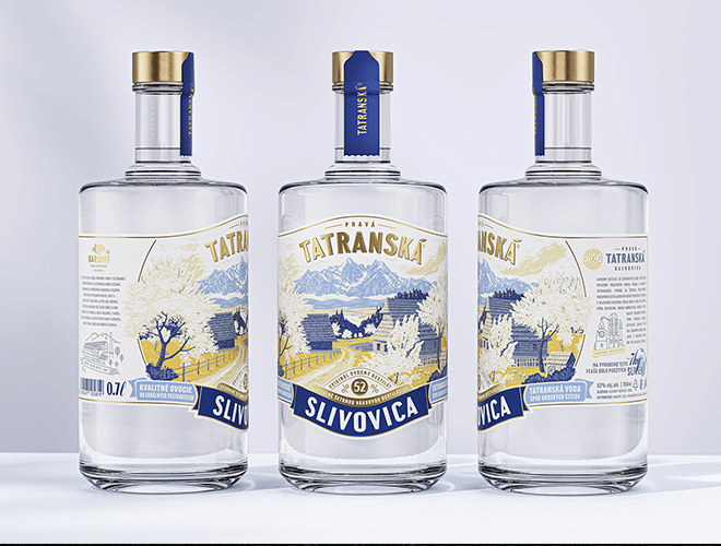 地标白兰地酒标设计