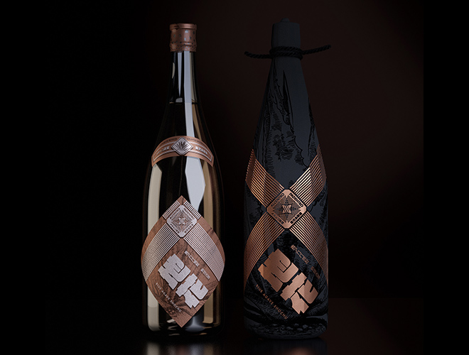 地花烧酒酒标设计