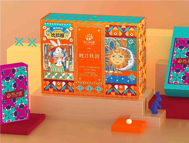 比拉阁新式月饼礼盒
