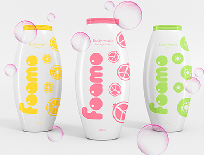 儿童沐浴露瓶身包装设计