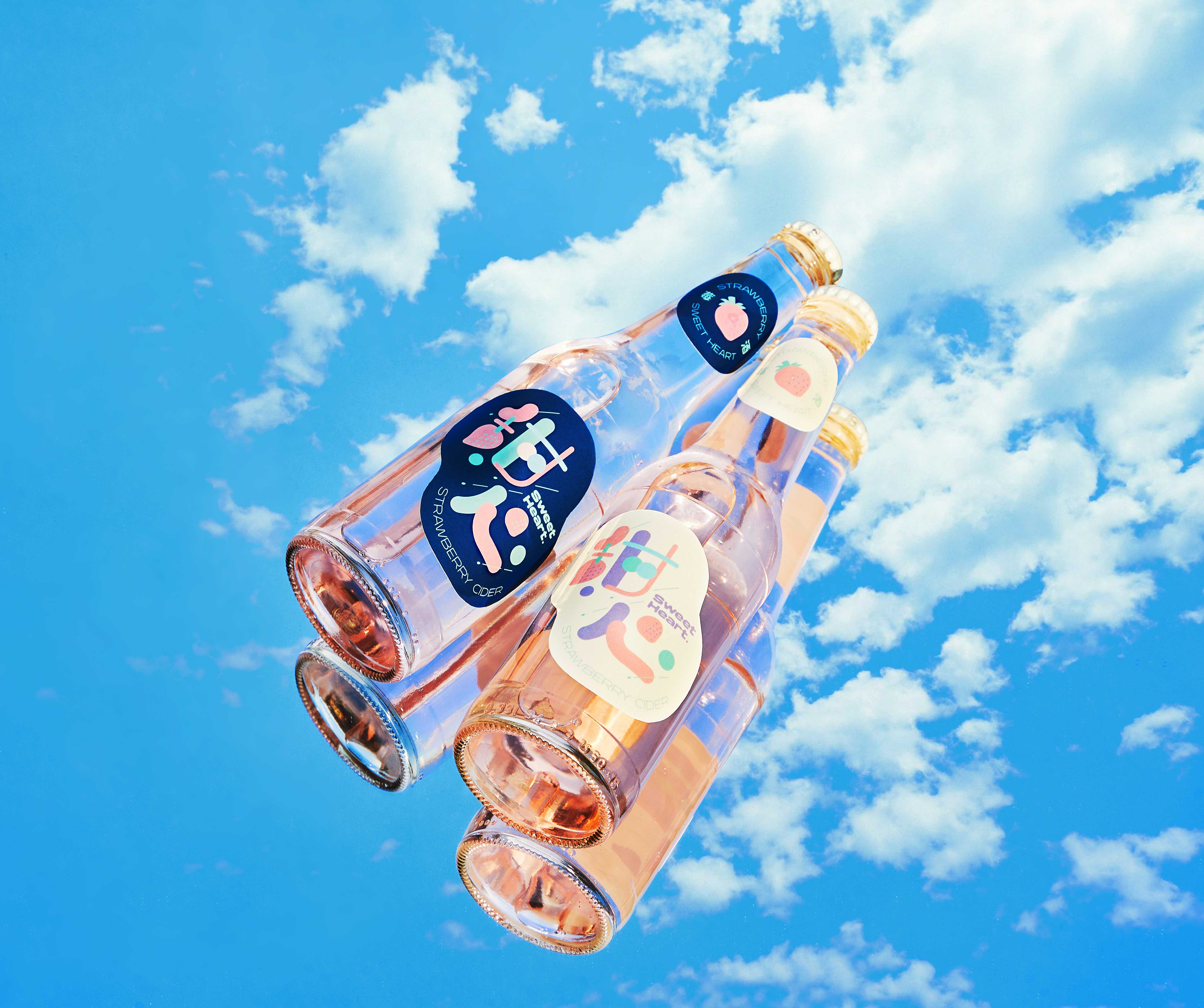 Sweet heart - Strawberry cider&nbsplabel｜甜心草莓氣泡酒.jpg