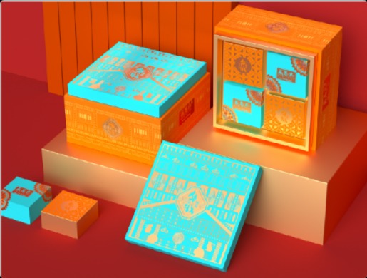 华诚如意中秋月饼包装礼盒