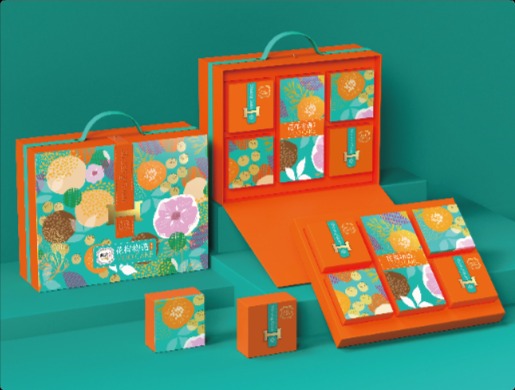 双冠时尚中秋礼盒包装设计