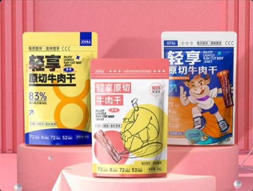 牛肉干包装设计  包装设计 牛肉干包装  食品包装设计  零食包装设计