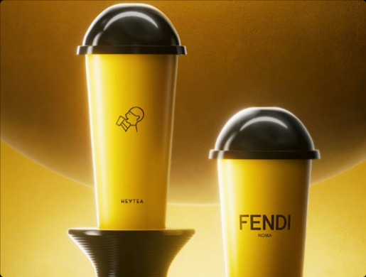 Fendi联合喜茶“搞黄色”，是双向奔赴还是有人借机上位？