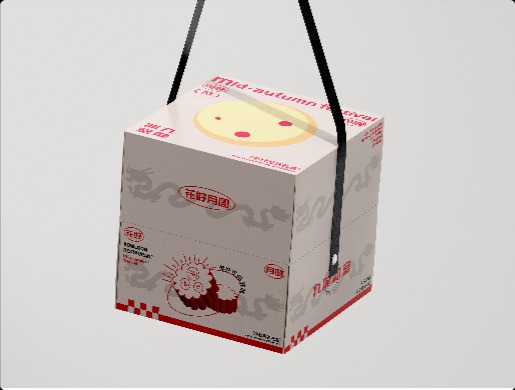 九龍冰室中秋节月饼礼盒包装设计